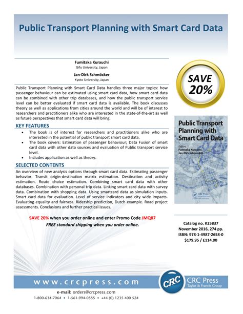 public transport planning with smart card data pdf|(PDF) Public Transport Planning with Smart Card Data.